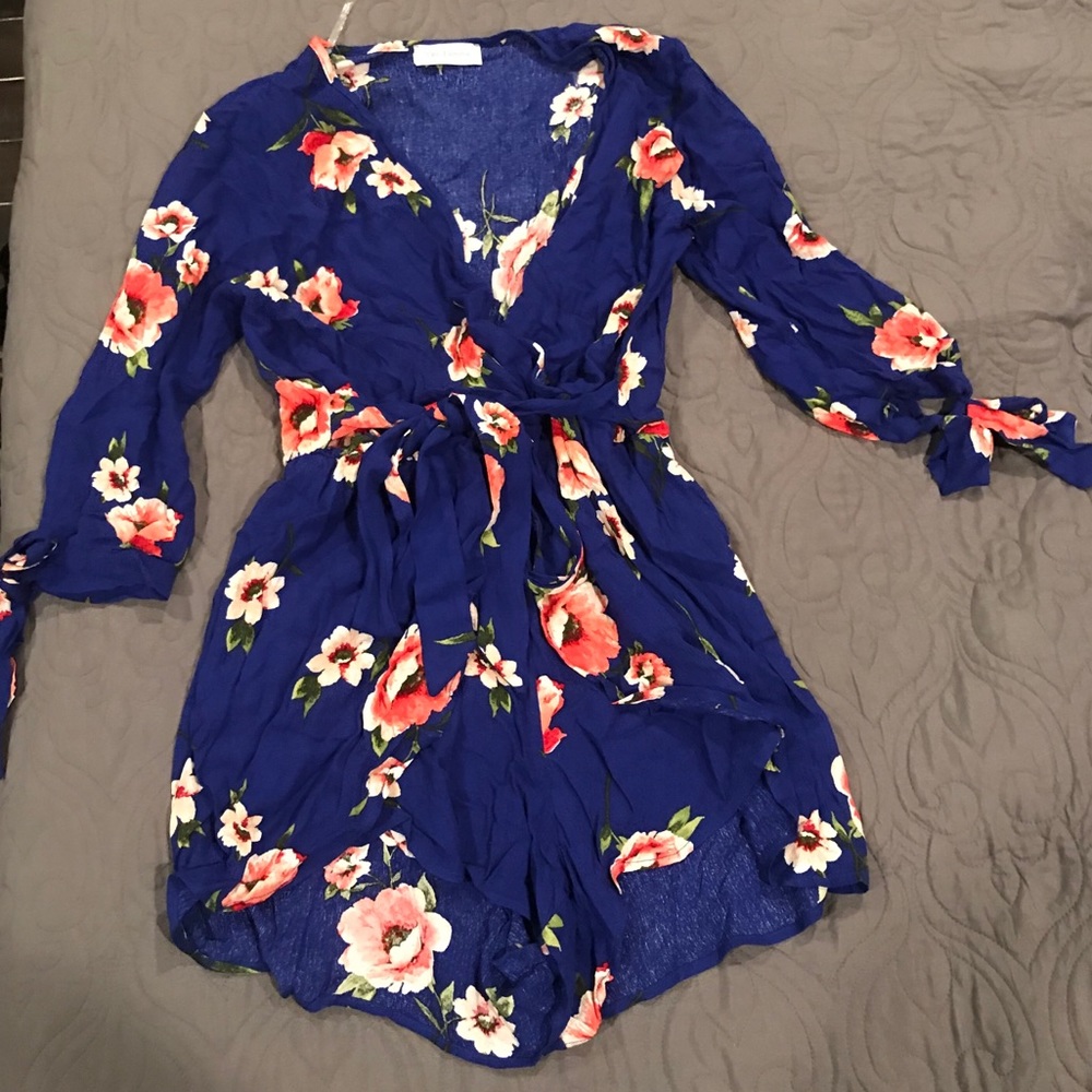 NWOT/never worn Floral Romper